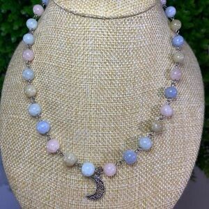 Morganite Choker Necklace